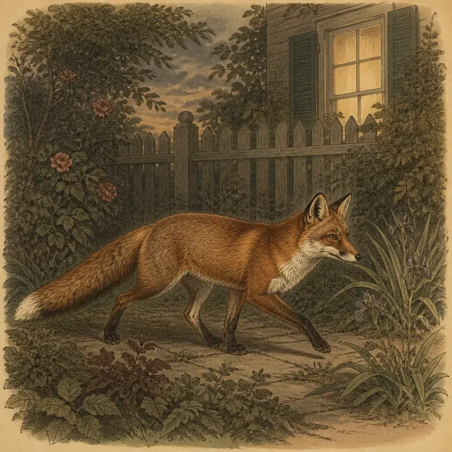 Rotfuchs im Stadtgarten